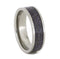 Dark Stardust Inlay 7mm Comfort-Fit Titanium Wedding Band