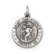 Sterling Silver St. Christopher US Coast Guard Medal (25X20MM)