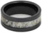 Deer Antler 8mm Comfort-Fit Black Ceramic Sleeve Wedding Band, Size 11.75