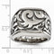 Pallas Collection Titanium Casted Design 17mm Signet Ring