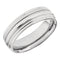 Titanium 6mm Milgrain Comfort Fit Ring