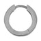 Rhodium-Plated 14k White Gold Hoop Earrings