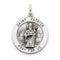 Sterling Silver Antiqued St. Patrick Medal (31X21MM)