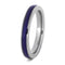 Lapis Lazuli 3mm Comfort-Fit Titanium Slim Profile Band