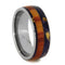 The Men's Jewelry Store (Unisex Jewelry) Tulipwood, Purple Box Elder Burl 8mm Titanium Comfort-Fit Wedding Band