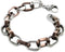 Men's Brushed Brown IP Stainless Steel Bracelet, 8.5 Inches