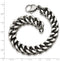 Men's Stainless Steel 10mm Spiga Wheat Chain Bracelet, 9.5 Inches