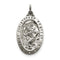 Sterling Silver Saint Christopher Medal Charm Pendant (31X20 MM)