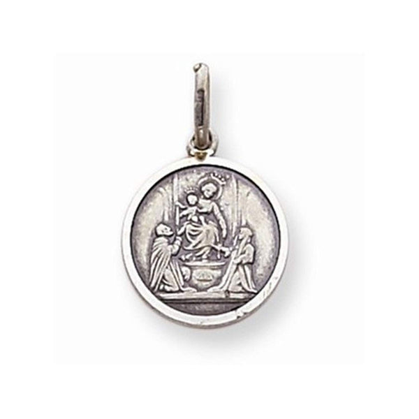 Sterling Silver Pompei Lady Medal