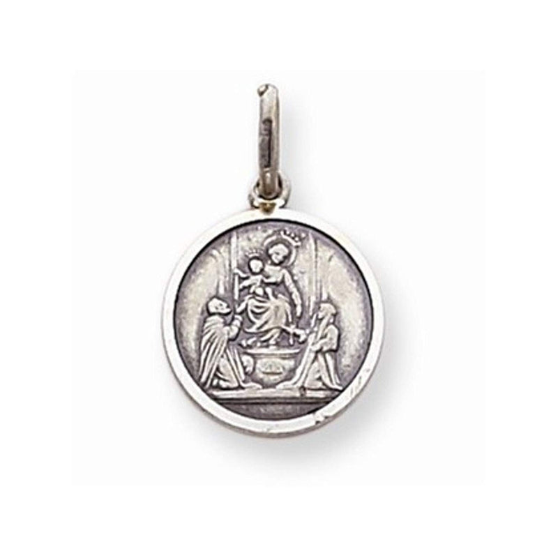 Sterling Silver Pompei Lady Medal