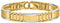 Men's Italian Two-Tone Polished and Satin 14k Yellow and White Gold Bar and 11.5mm Panther Link Bracelet, 8 Inches