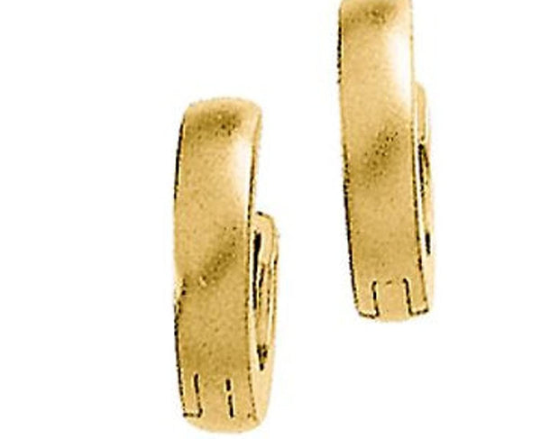 14k Yellow Gold Hoop Earrings