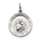 Sterling Silver Our Lady of Perpetual Help Medal (26X18MM)