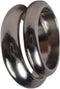 Mirror Finish Titanium, His and Hers Wedding Band Set, M8-F6