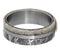 Gibeon Meteorite, Deer Antler 5.5mm Comfort-Fit Matte Titanium Band, Size 12.75