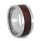 Ruby Redwood Burl 10mm Comfort-Fit Titanium Wedding Band