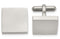 Stainless Steel Polished white Square Cuff Links, 19.37MMX17.94MM