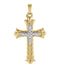 Diamond Cross 14k Yellow Gold Pendant (.05 Ctw)