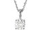 Diamond Pendant Necklace in 14k White Gold, 18" (.50 Cttw)