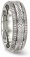 Titanium Racing Tread 7mm Comfort-Fit Band, Size 13