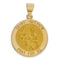 14k Yellow Gold St. Matthew Medal Pendant (22X19MM)