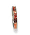 Copper and Silver Mokume Inlay 5mm Comfort Fit Polished Titanium Wedding Band