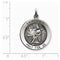 Sterling Silver Antiqued Saint Luke Medal (30X22MM)