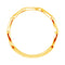 Bamboo Zen 2.5mm 14k Yellow Gold Stackable Ring, Size 4