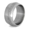 Knife Edge Gibeon Meteorite 10mm Comfort-Fit Matte Titanium Band