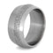 Knife Edge Gibeon Meteorite 10mm Comfort-Fit Matte Titanium Band