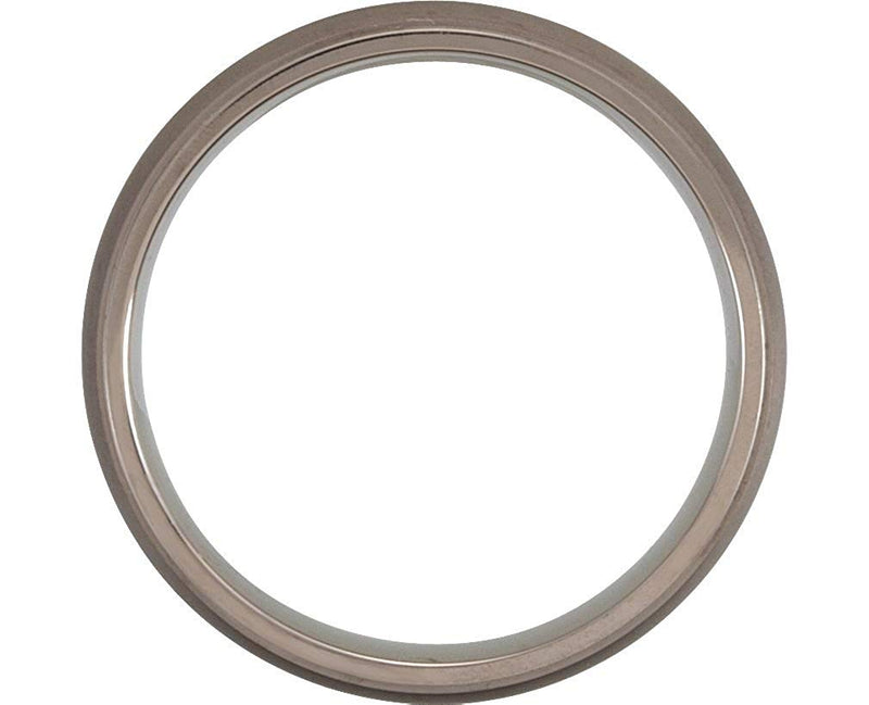 Titanium and Matte Grey 5mm Comfort Fit Oxidized Dome Band