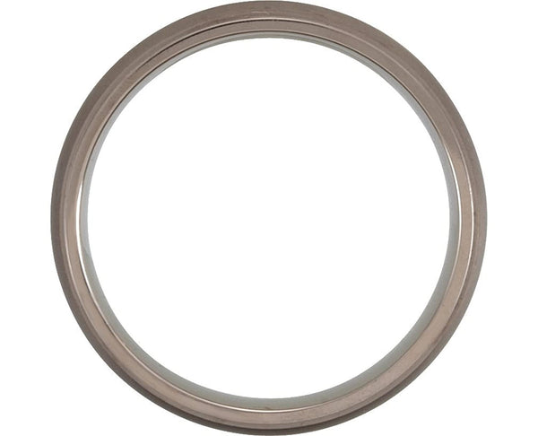 Titanium and Matte Grey 5mm Comfort Fit Oxidized Dome Band Size 12