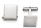 Stainless Steel Engravable Polished Rectangle Cuff Links,14X17MM