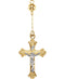 14k Yellow Gold Two-Tone Rosary