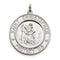 Sterling Silver St. Christopher Medal (40X33MM)