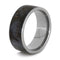 Petrified Wood 8mm Comfort-Fit Titanium Wedding Band