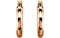 Tube Hoop Earrings, 14k Rose Gold (15mm)