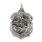 Sterling Silver St. Michael Badge Medal Charm Pendant (31X21 MM)