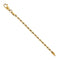 14k Yellow Gold 2.40mm Diamond-Cut Rope Extender Safety Chain, 2.25"