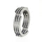 Doodle Ring 8mm Comfort-Fit Cool Titanium Gadget Band