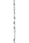 INRI Crucifix Rosary Necklace, Sterling Silver, 29.5"