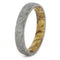 Gibeon Meteorite and Black Ash Burl 4mm Comfort-Fit Titanium Wedding Band