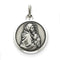 Sterling Silver Antiqued Madonna And Child Medal (26X16MM)