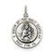 Sterling Silver Queen Of The Holy Scapular Medal (26X20MM)