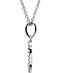 25-Stone Diamond Silhouette Heart 14k White Gold Pendant Necklace, 16" (1/8 Cttw)