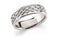 Celtic Design 7mm Comfort-Fit 14k White Gold Band