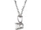 Diamond Pendant Necklace in 14k White Gold, 18" (1/4 Cttw)