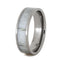 Deer Antler Inlay 7mm Comfort-Fit Titanium Wedding Band