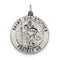 Sterling Silver Saint Christopher Medal Charm Pendant (31X25 MM)