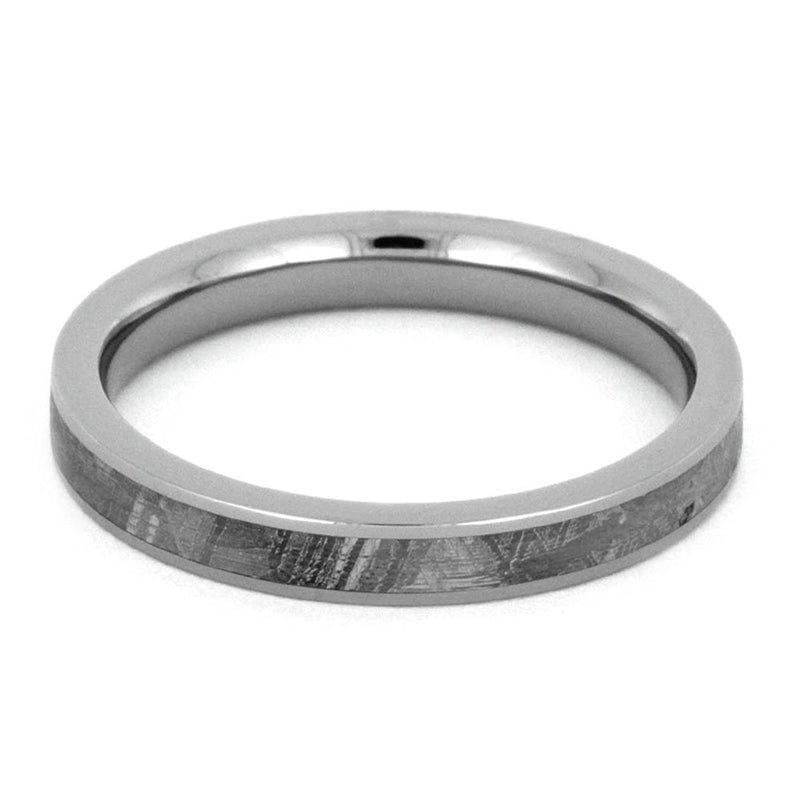 The Men's Jewelry Store (Unisex Jewelry) Gibeon Meteorite 3mm Comfort-Fit Titanium Band